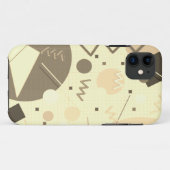 Memphis #82 Sepia Case-Mate iPhone Case (Achterkant (horizontaal))