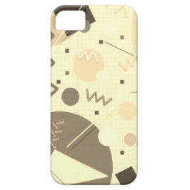 Memphis #82 Sepia Case-Mate iPhone Case
