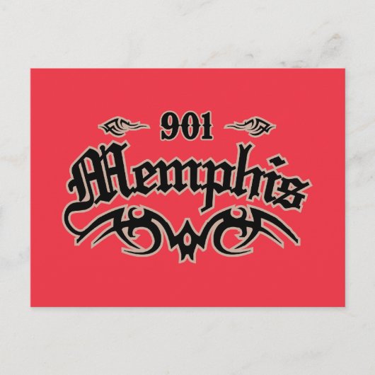 Memphis 901 briefkaart (Voorkant)