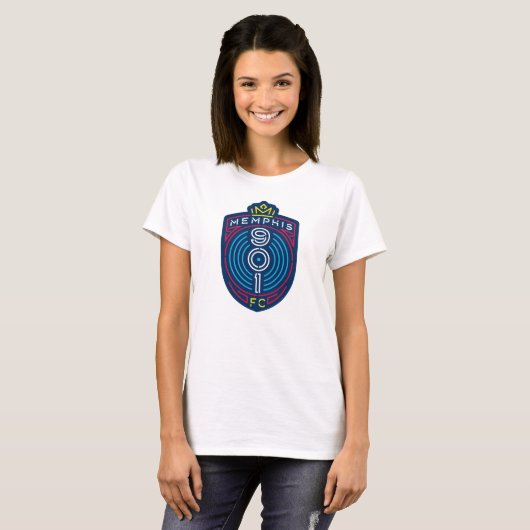 Memphis 901 FC Logo1206 T-shirt (Voorkant volledig)