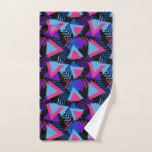 Memphis Abstracte Vormen Patroon - Bad Handdoek (Handdoek)