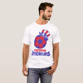 Memphis American MISL Retro T-shirt binnenshuis Vo (Voorkant volledig)