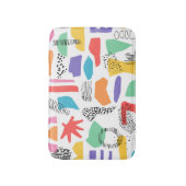 Memphis Art: Grunge oppervlakteontwerp Badmat (Voorkant Verticaal)