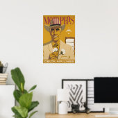 Memphis Art Tennessee Print Delta Reisposter (Thuiskantoor)