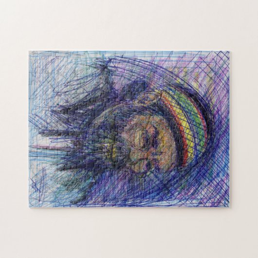 Memphis Artist Puzzle Legpuzzel (Horizontaal)