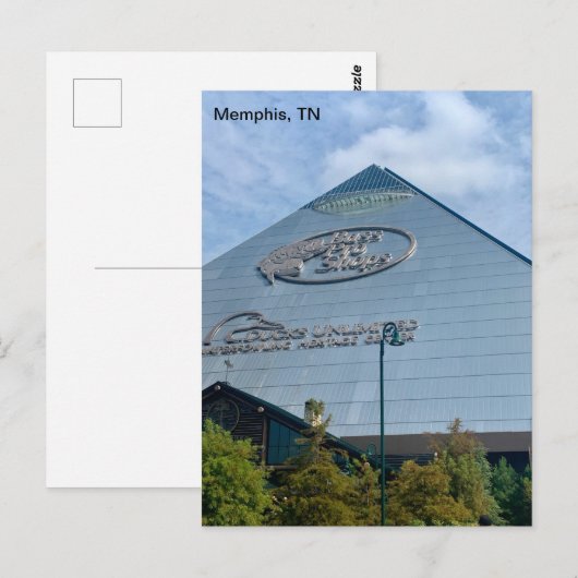 Memphis Bass Pro Pyramide Briefkaart (Voorkant / Achterkant)