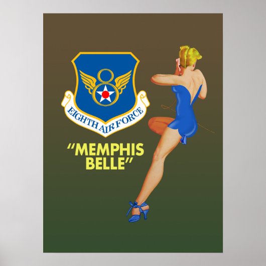 "Memphis Belle" 8e luchtmacht Poster (Voorkant)