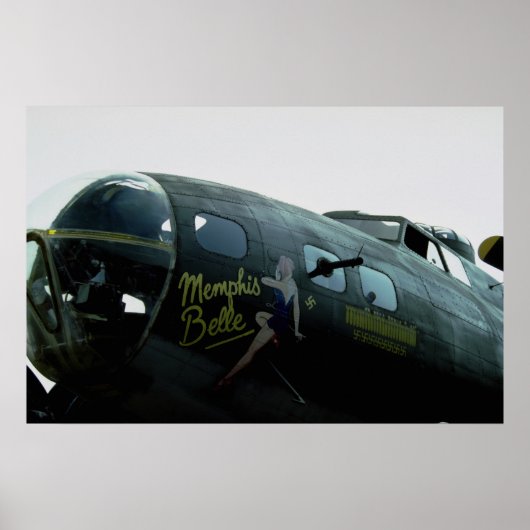 Memphis Belle, neuskunst Poster (Voorkant)