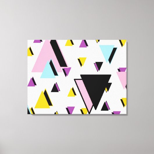 Memphis benigne canvas afdruk (Voorkant)