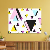 Memphis benigne canvas afdruk (Insitu (Woonkamer))