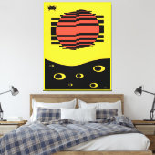 Memphis Bitossi Dream Canvas Afdruk (Insitu (Slaapkamer))