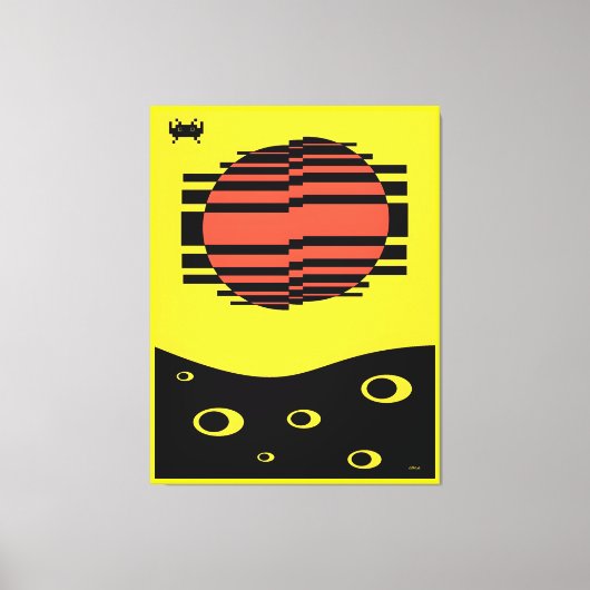 Memphis Bitossi Dream Canvas Afdruk (Voorkant)