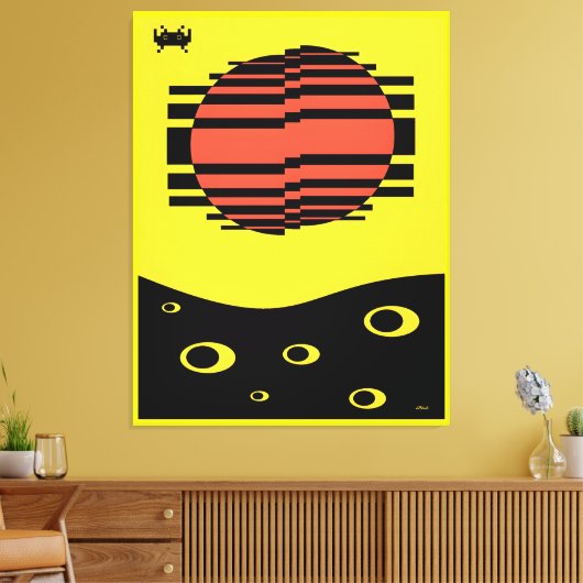 Memphis Bitossi Droom Canvas Afdruk (Insitu (Woonkamer))