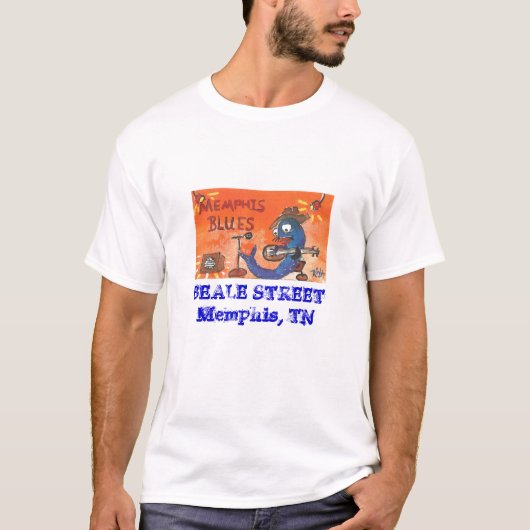 Memphis Blues T-shirt (Voorkant)