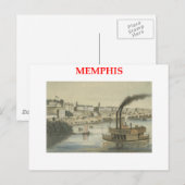 memphis briefkaart (Voorkant / Achterkant)