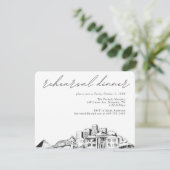 Memphis bruiloft repetitie uitnodigen behuizing Ka Informatiekaartje (Staand voorkant)