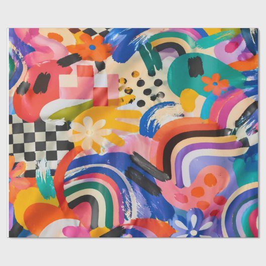 Memphis-cadeaupapier Cadeaupapier (Vlak)