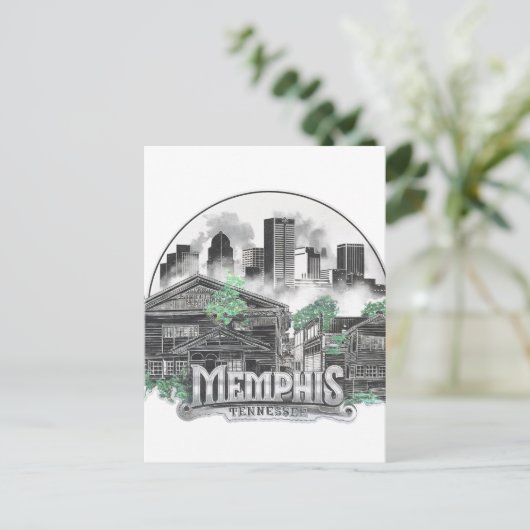 Memphis City Tennessee Verenigde Staten Briefkaart (Staand voorkant)