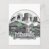 Memphis City Tennessee Verenigde Staten Briefkaart (Voorkant)
