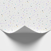 Memphis Confetti Naadloos Patroon Cadeaupapier (Hoek)