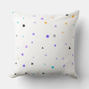 Memphis Confetti Naadloos Patroon Kussen