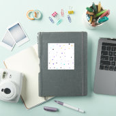Memphis Confetti Naadloos Patroon Sticker (iPad Cover)