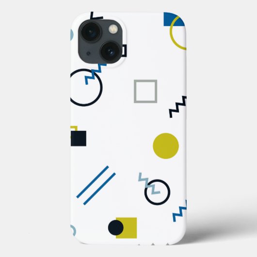 Memphis, cool, trendy, moderne geometrische kunst Case-Mate iPhone case (Achterkant)