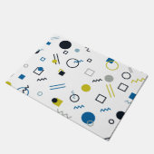 Memphis, cool, trendy, moderne geometrische kunst deurmat (Schuin)