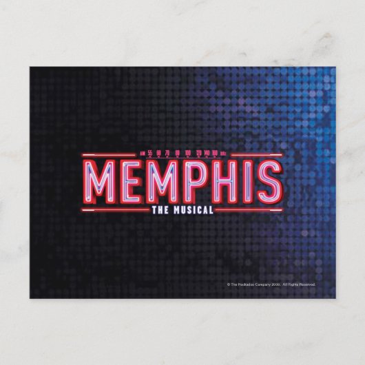 MEMPHIS - De muziekLogo Briefkaart (Voorkant)