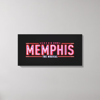 MEMPHIS - De muziekLogo Canvas Afdruk