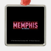 MEMPHIS - De muziekLogo Metalen Ornament (Voorkant)