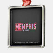 MEMPHIS - De muziekLogo Metalen Ornament (Links)