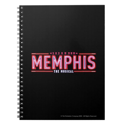 MEMPHIS - De muziekLogo Notitieboek (Voorkant)