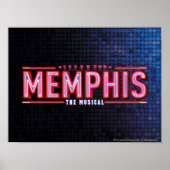 MEMPHIS - De muziekLogo Poster (Voorkant)