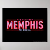 MEMPHIS - De muziekLogo Poster (Voorkant)