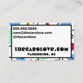 Memphis Design 1 Visitekaartje (Achterkant)