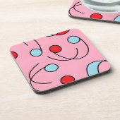 Memphis Design Drupes Bier Onderzetter (Linkerzijde)