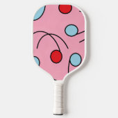 Memphis Design Drupes Pickleball Paddle (Achterkant)