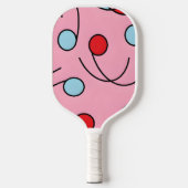 Memphis Design Drupes Pickleball Paddle (Voorkant)