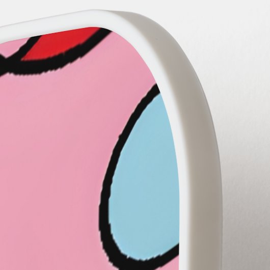 Memphis Design Drupes Pickleball Paddle (Links Detail)