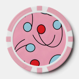 Memphis Design Drupes Poker Chips