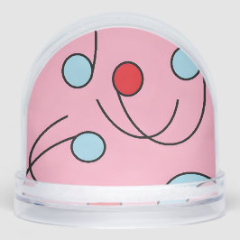 Memphis Design Drupes Sneeuwbol