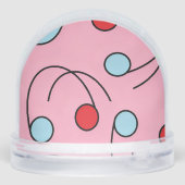 Memphis Design Drupes Sneeuwbol (Achterkant)