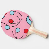 Memphis Design Drupes Tafeltennisbatje (Zijkant)