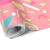 Memphis design inpakpapier (Rol Hoek)