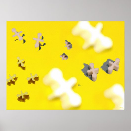 Memphis Design Jacks Poster (Voorkant)