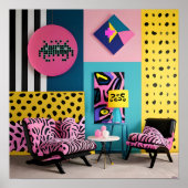 Memphis Design Reception Dream Poster (Voorkant)