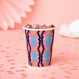 Memphis Design Wire Papieren Bekers