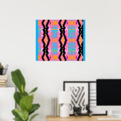 Memphis Design Wire Poster (Thuiskantoor)