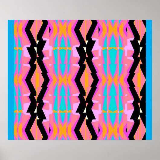 Memphis Design Wire Poster (Voorkant)